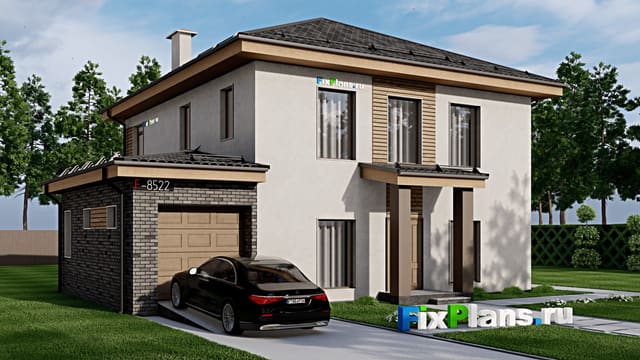 Двухэтажный дом F-8522