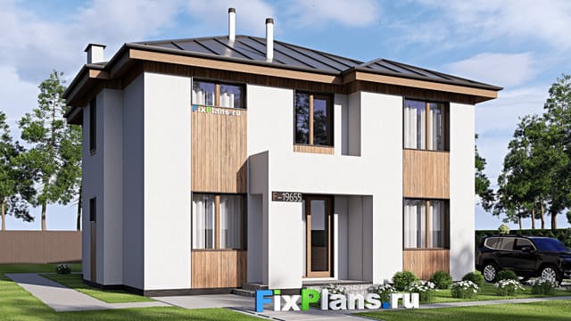 Двухэтажный дом F-19655